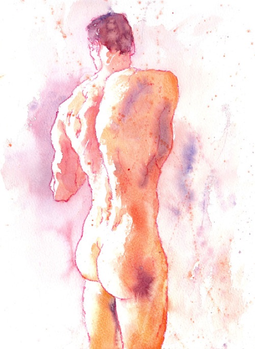 nude male painting